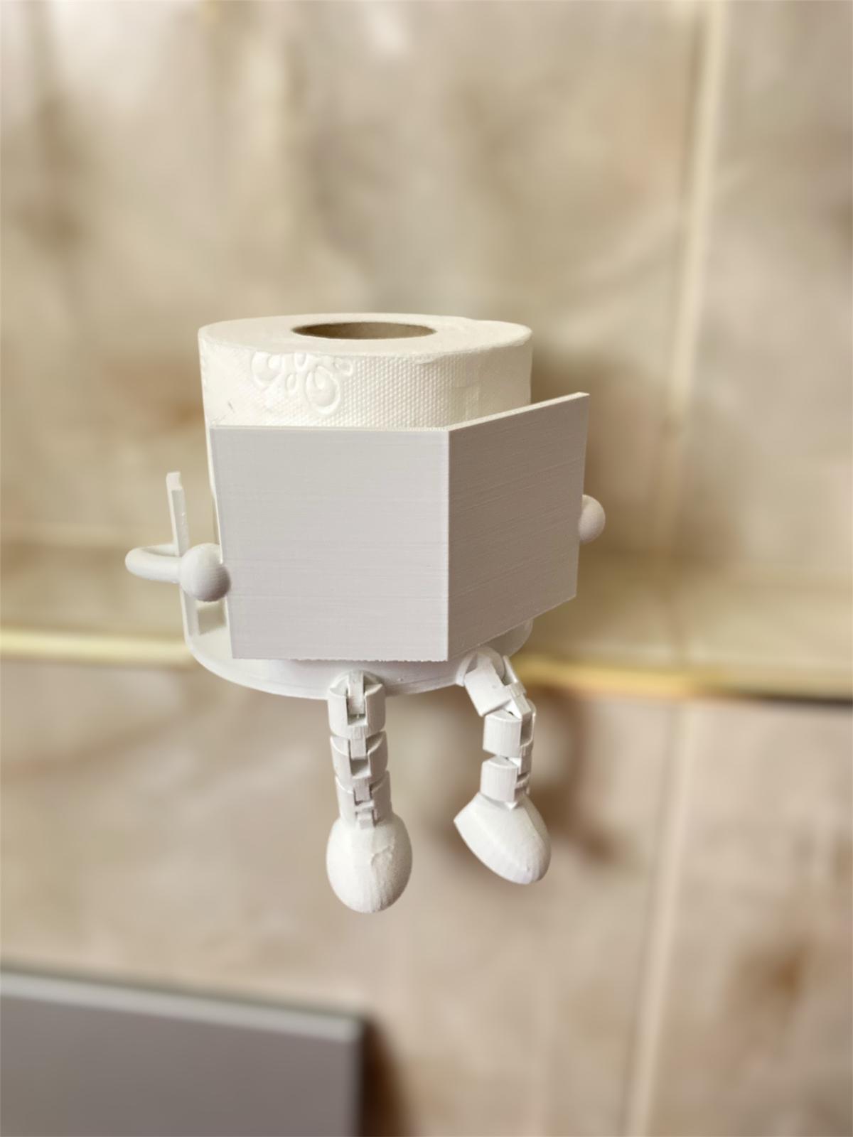 4 lü Tuvalet Banyo Köşesi Seti Kitap Okuyan Peçetelik Çöp Kovası Kaka Klozet