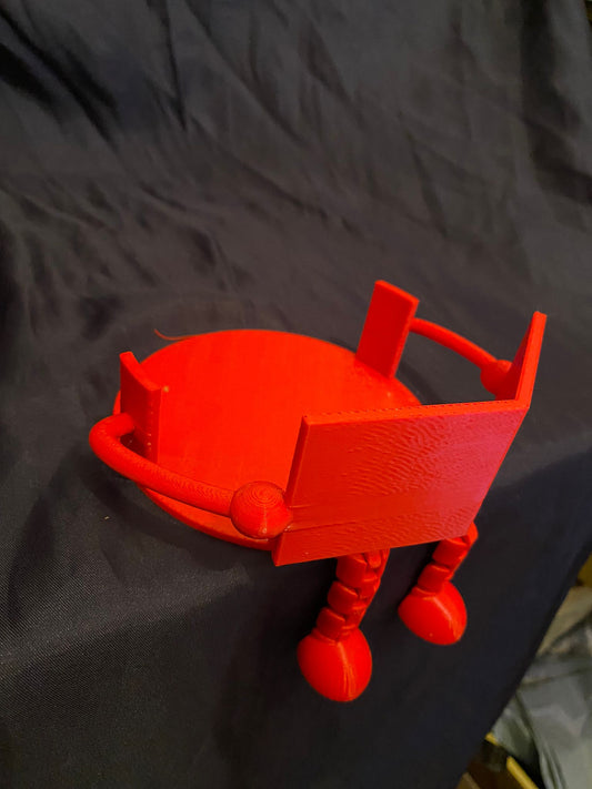 3D Baskı Komik Tuvalet Kağıdı Tutucu – Kitap Okuyan Figür Banyo Dekoru