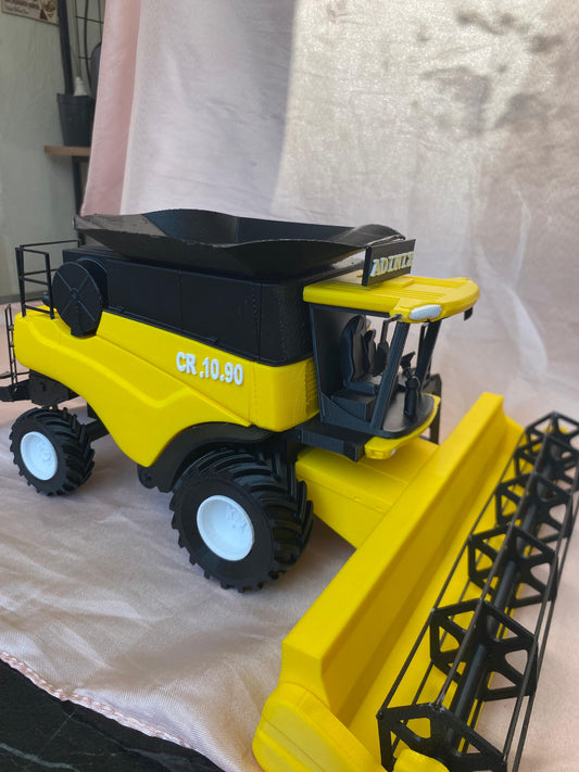 New Holland CR 10.90 Biçerdöver Maketi - 3D Yazıcı Özel Tasarım - Dekoratif Oyuncak plastik